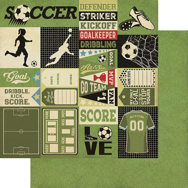 Authentique - All-Star - Soccer Paper Pack