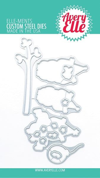 Avery Elle - Hoot Hoot Hooray coordinating die set