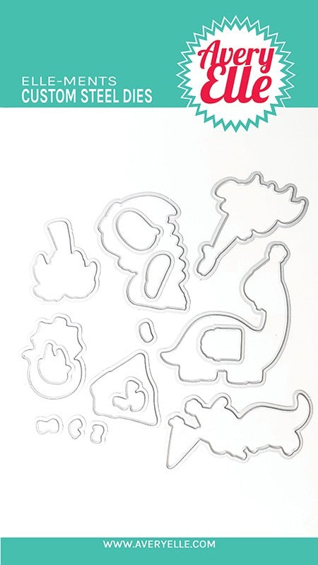 Avery Elle - Dino-mite Day Coordinating die set