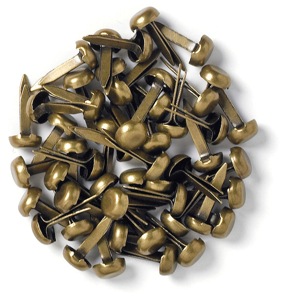 Doodlebug Design - Mini Brads - Antique Brass