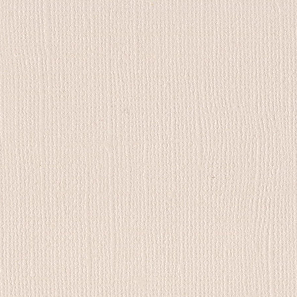 Bazzill Mono - 12x12 Textured Cardstock - Vanilla