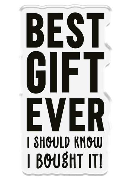 Crafter's Companion - Sentiment Tag - Best Gift Ever clear stamp