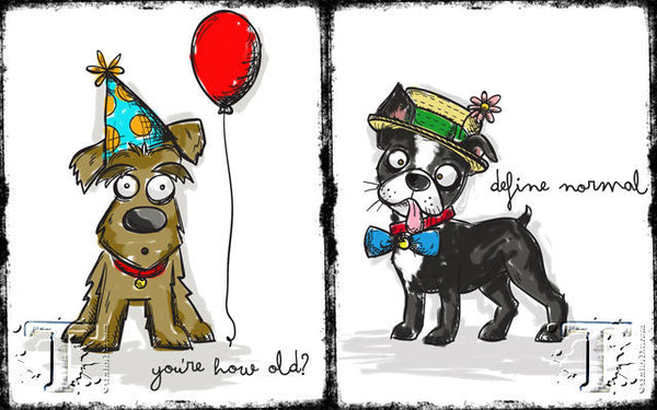 Stampers Anonymous - Tim Holtz - Crazy Dogs stamp set