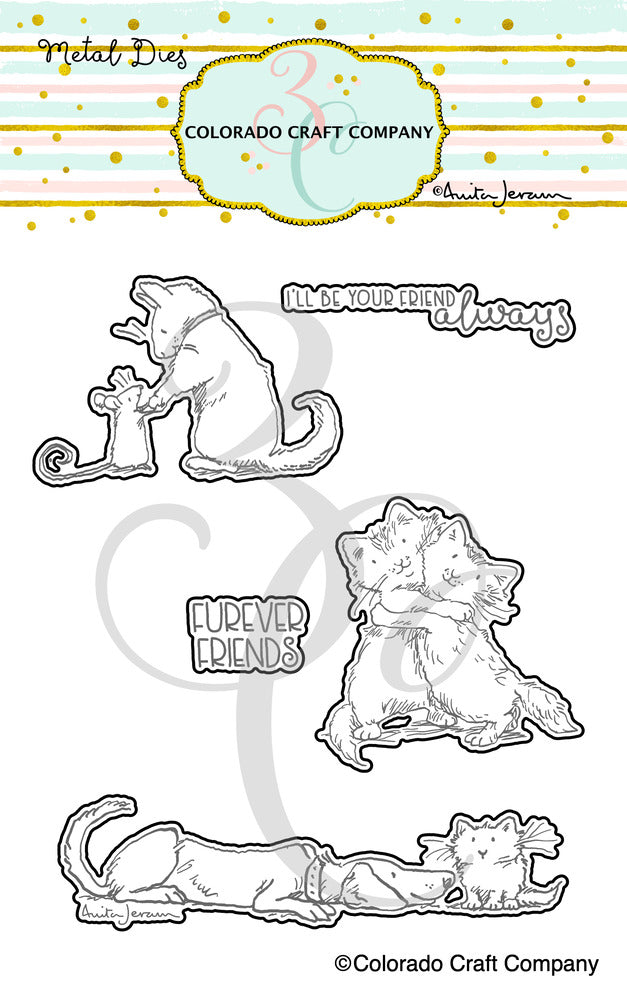 Colorado Craft Company - Furever Friends Coordinating die set
