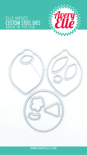 Avery Elle - Funny Faces coordinating die set