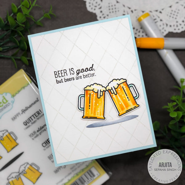 Taylored Expressions - Hoppy Days - Coordinating die set