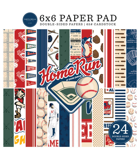 Carta Bella - Home Run - 6 x 6 Paper Pad
