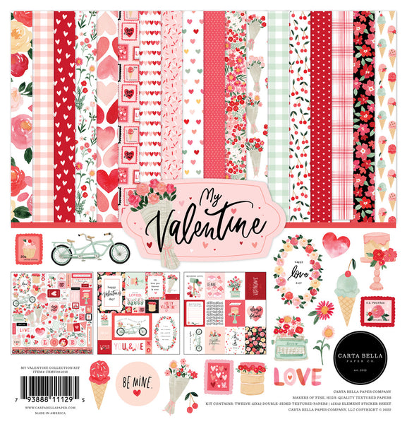 Carta Bella - My Valentine - 12 x 12 Collection Kit