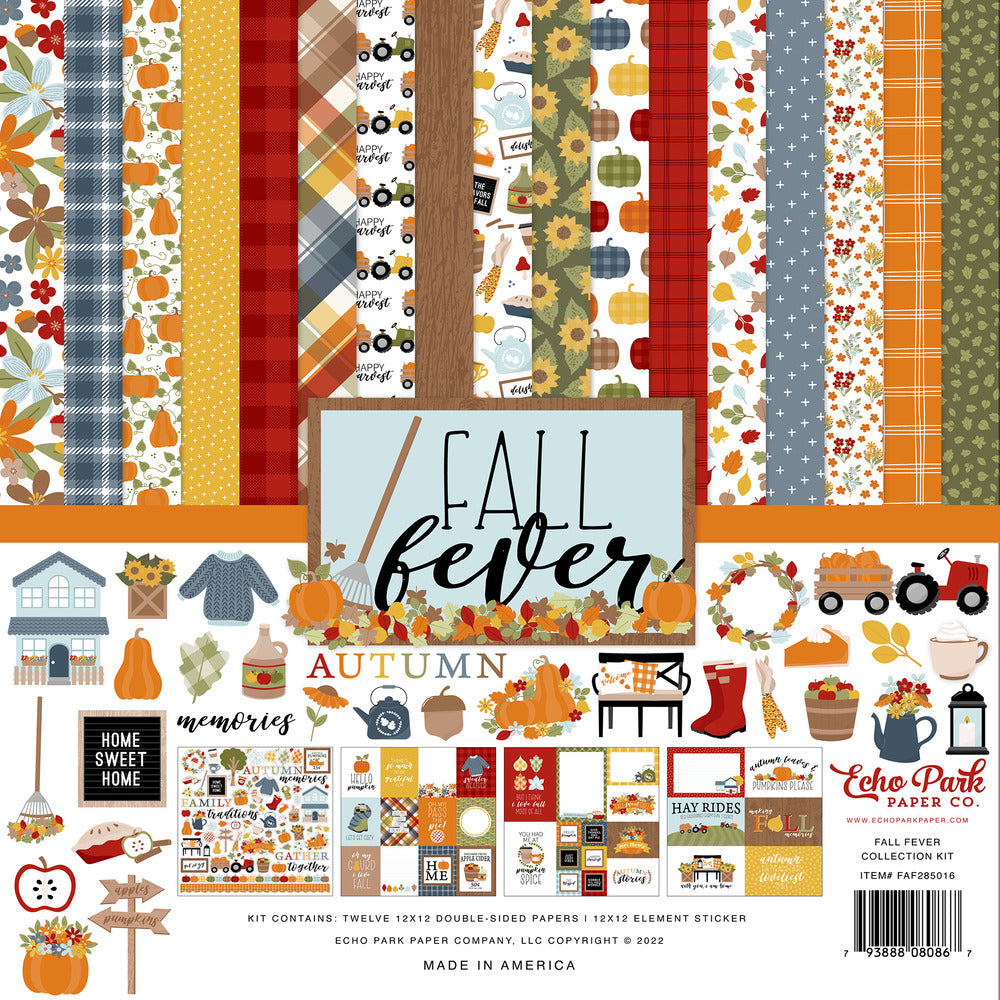 Echo Park - Fall Fever - 12 x 12 Collection Kit