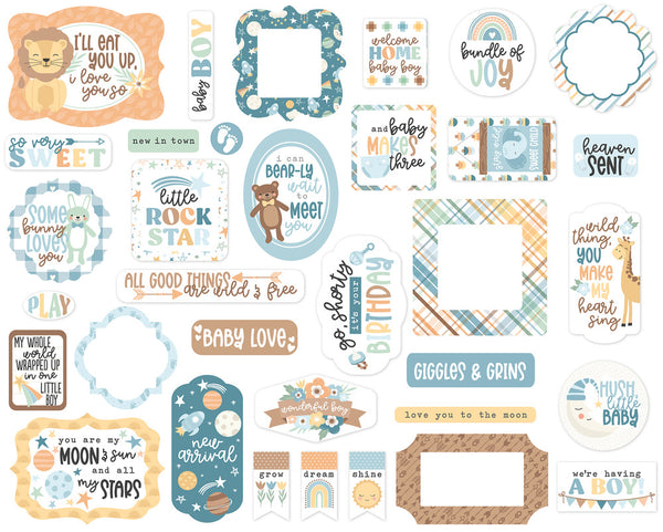 Echo Park - Our Baby Boy - Ephemera Pack
