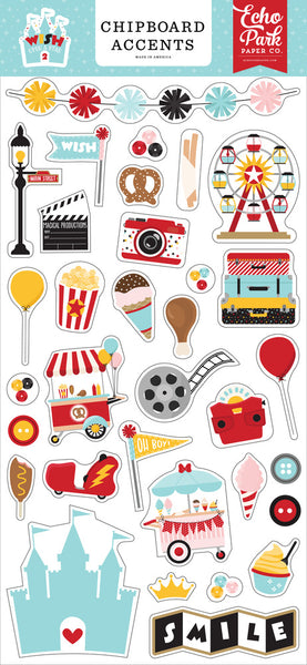 Echo Park - Wish Upon a Star 2 - Chipboard Accents