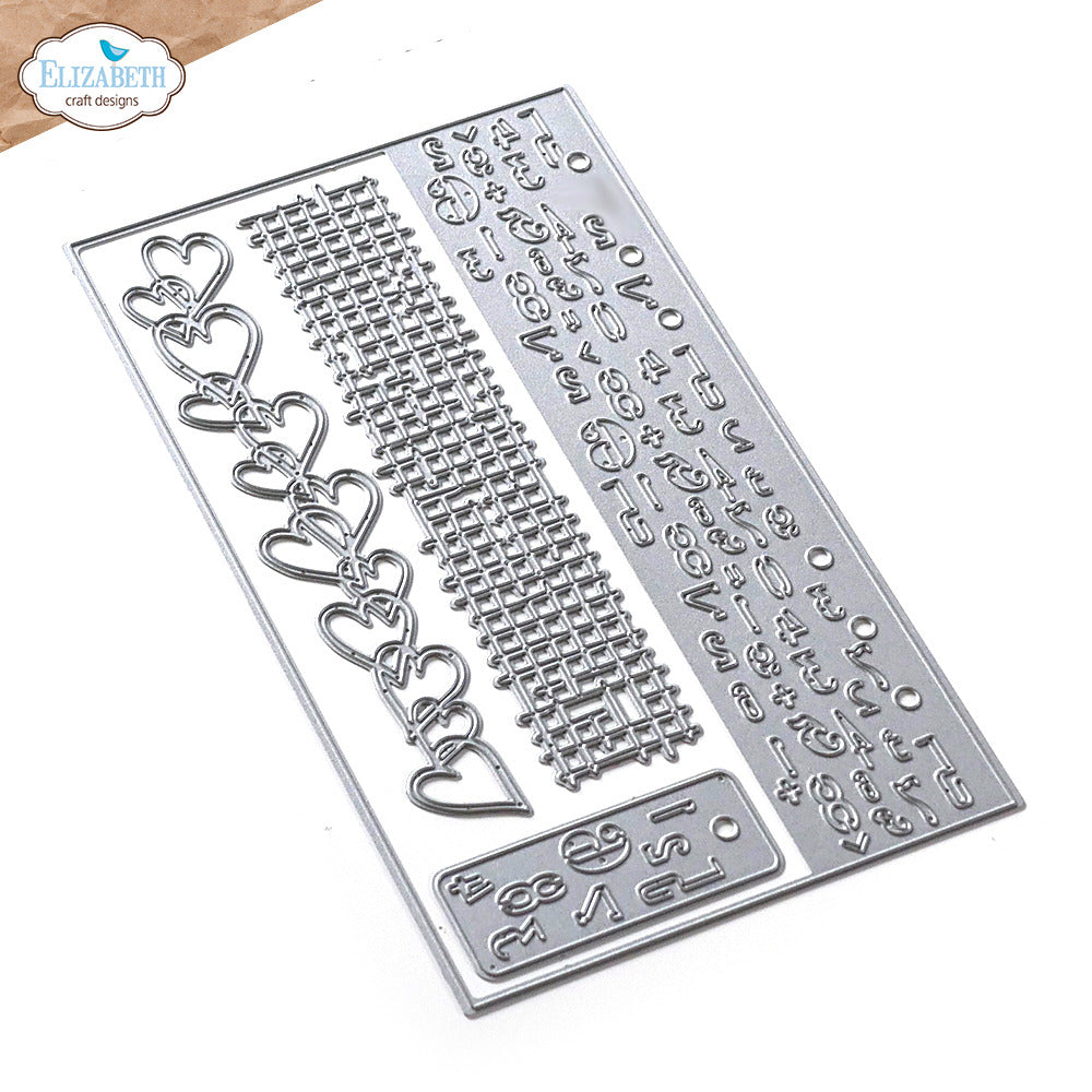 Elizabeth Craft Designs - Planner Essentials - 40 Number Border & Patterns