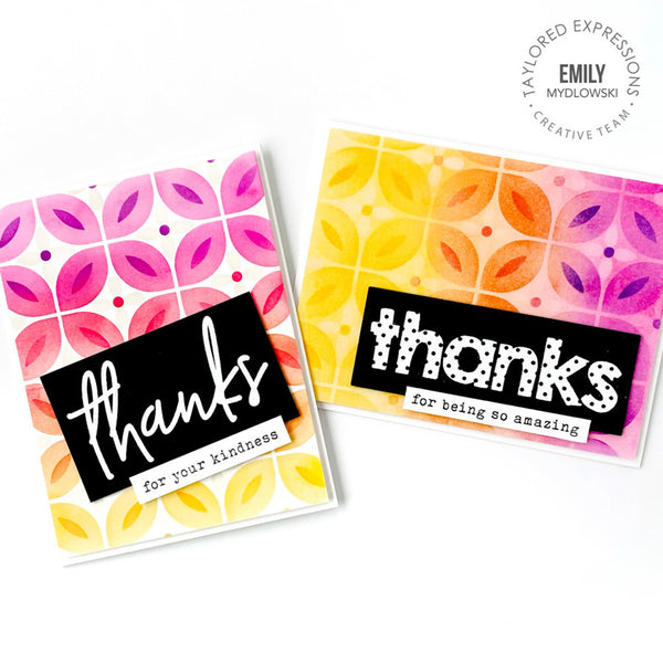 Taylored Expressions - Big Thanks - Cling stamp set