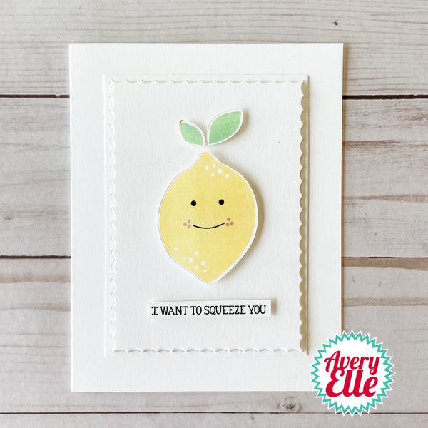 Avery Elle - Funny Faces coordinating die set