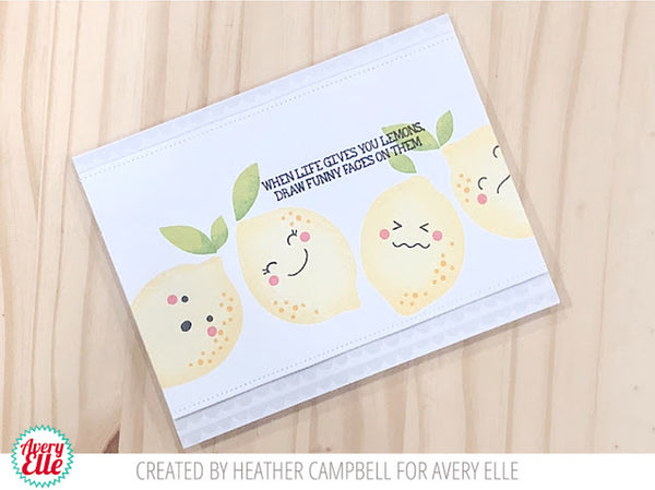 Avery Elle - Funny Faces stamp set