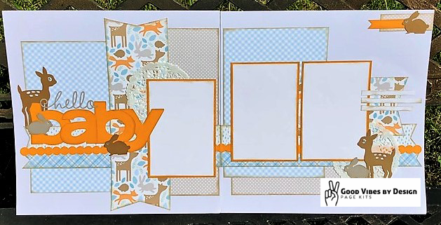Good Vibes By Design - Hello Baby (Boy) - Page Kit