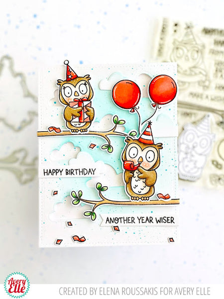 Avery Elle - Hoot Hoot Hooray stamp set
