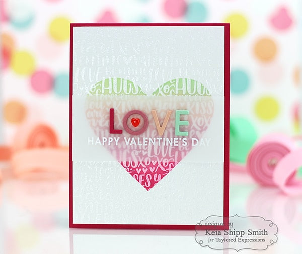 Taylored Expressions - 6x6 Masking Stencil - Hearts