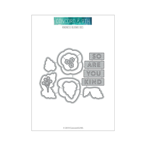 Concord & 9th - Kindness Blooms Die Set