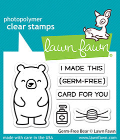 Lawn Fawn - Germ-Free Bear stamp set