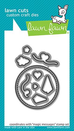 Lawn Fawn - Magic Messages die set