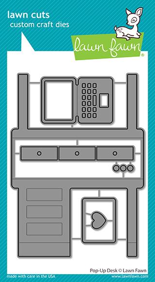 Lawn Fawn - Pop-Up Desk die set