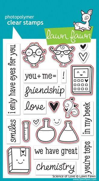 Lawn Fawn - Science of Love - Die set