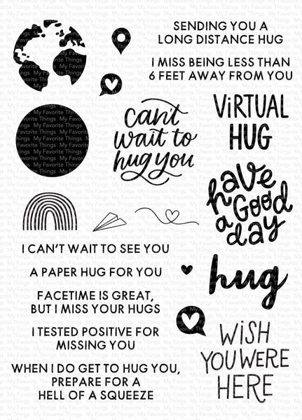 My Favorite Things - I Miss Your Hugs stamp set