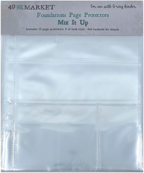 49 and Market - Foundations Page Protectors - Mix It Up