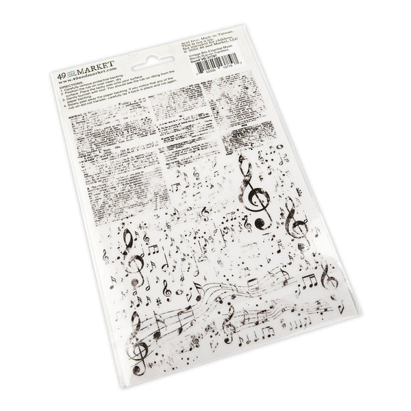 49 and Market - Essential Music Blends - Rub-On Transfers