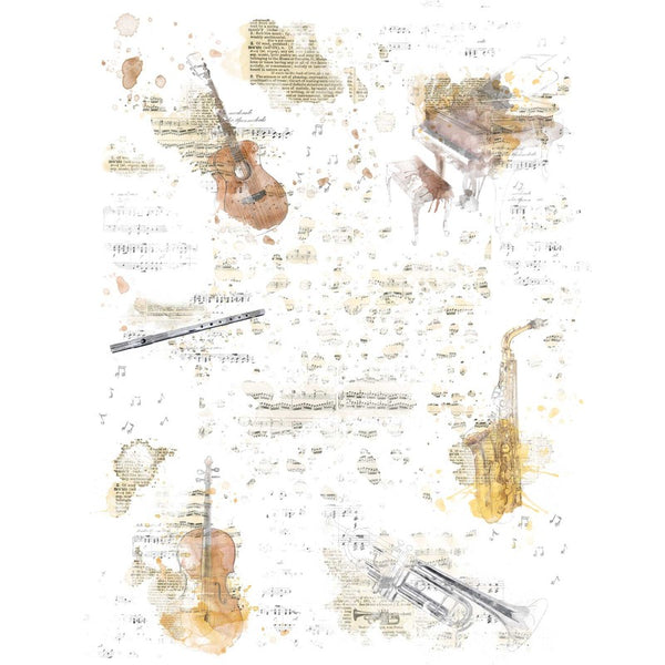 49 and Market - Essential Music Blends - Rub-On Transfers