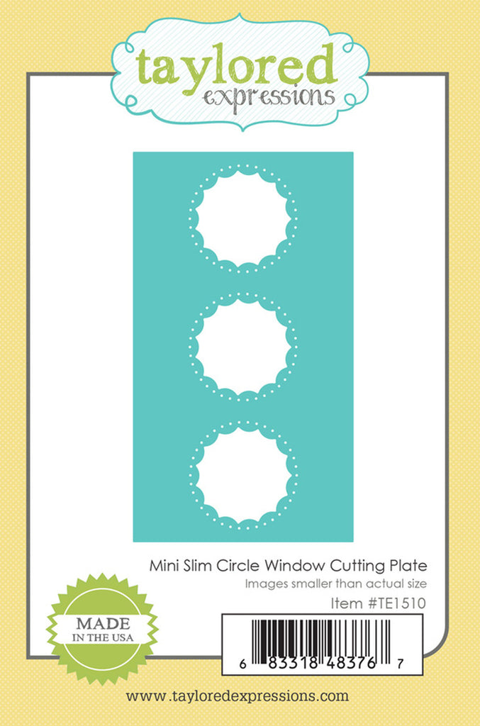 Taylored Expressions - Mini Slim - Circle Window Cutting Plate