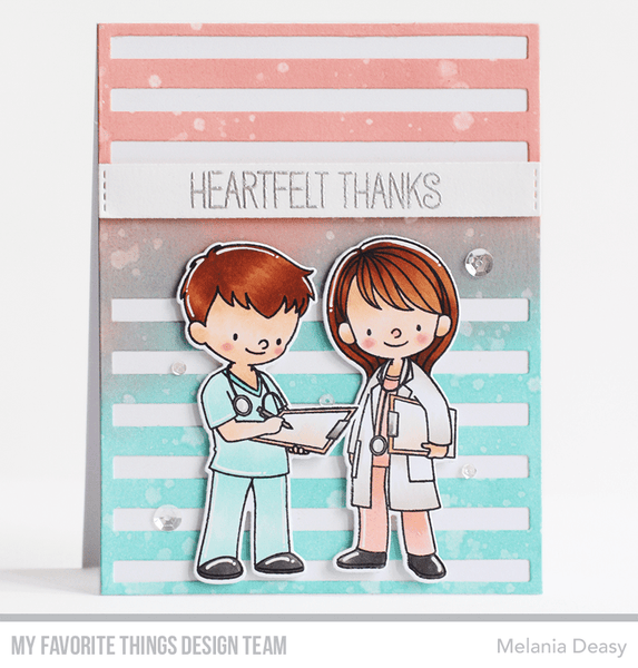 My Favorite Things - Super Hero in Scrubs stamp set