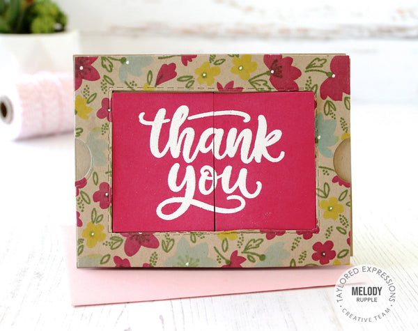 Taylored Expressions - Oh My Word - Thank You Coordinating Die