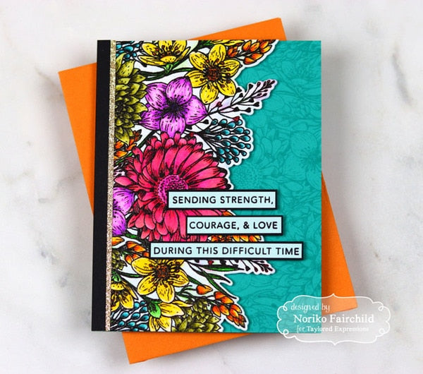 Taylored Expressions - Simple Strips - Sympathy Stamp Set