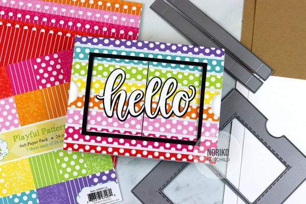 Taylored Expressions - Theater Fold Frame die