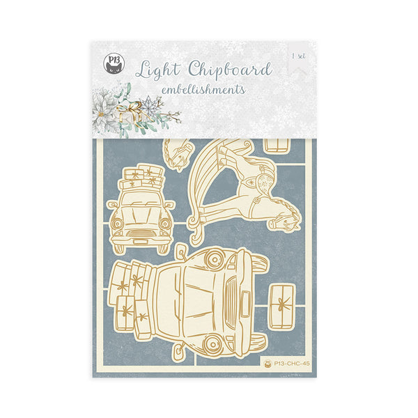 P13 - Christmas Charm - Light Chipboard Embellishments 02
