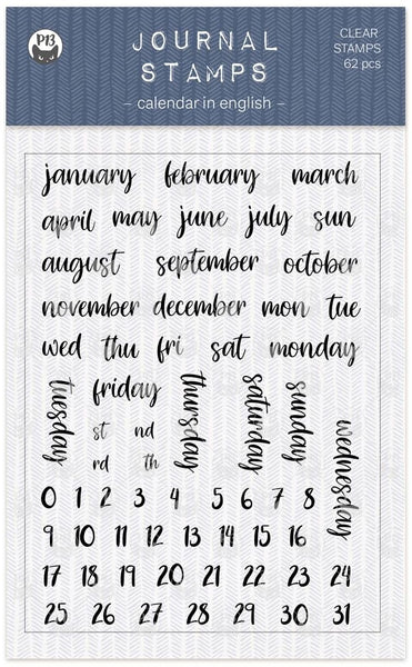 P13 - Journal Stamps - Calendar stamp set