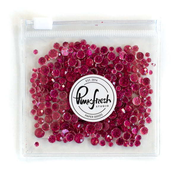 Pinkfresh Studio - Essentials - Glitter Drops - Magenta