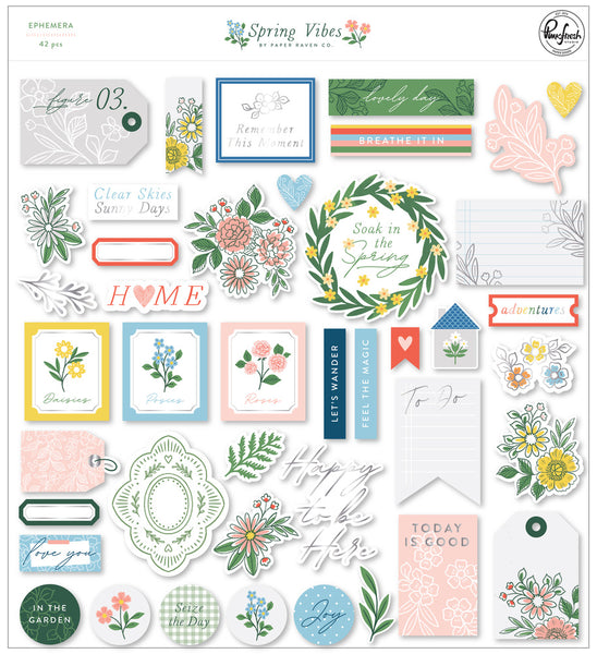 Pinkfresh Studio - Spring Vibes - Ephemera pack