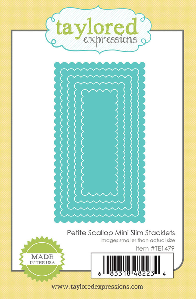 Taylored Expressions - Mini Slim - Petite Scallop Stacklets