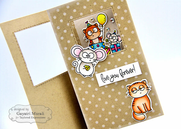 Taylored Expressions - Mini Slim Masking Stencil - On the Dot