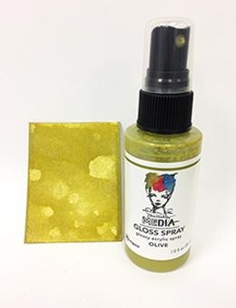Dina Wakley Media - Gloss Spray - Olive