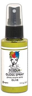 Dina Wakley Media - Gloss Spray - Olive