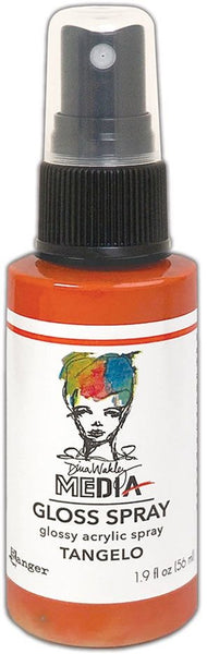 Dina Wakley Media - Gloss Spray - Tangelo