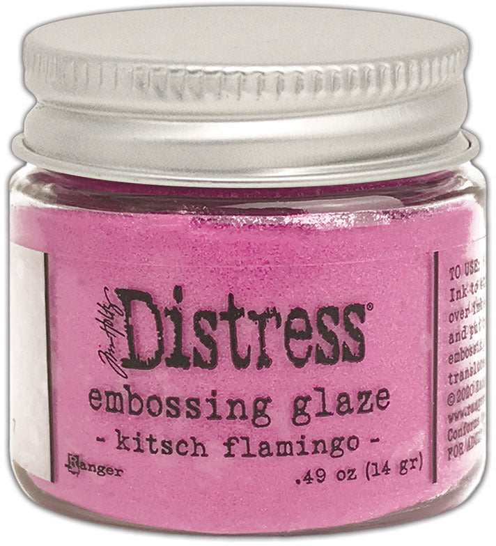 Ranger - Tim Holtz - Distress Embossing Glaze - Kitsch Flamingo