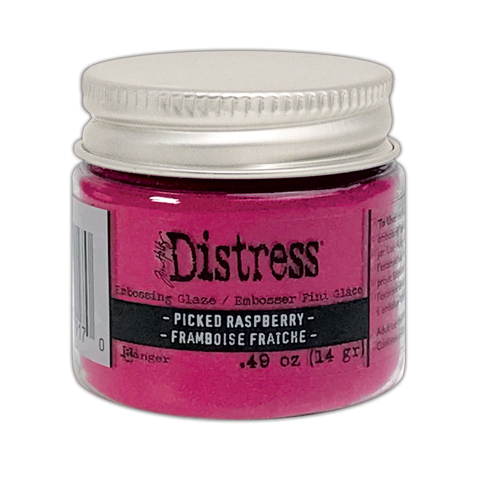 Ranger - Tim Holtz - Distress Embossing Glaze - Picked Raspberry