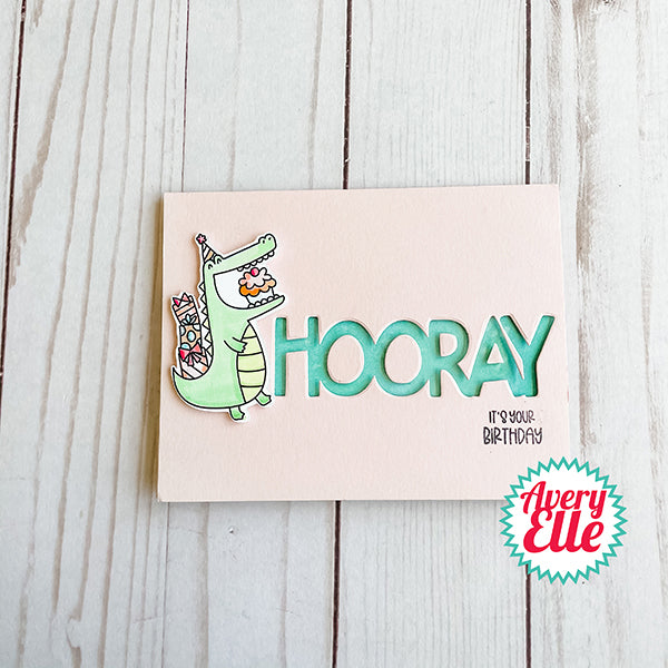 Avery Elle - Elle-Ments - Hooray word die