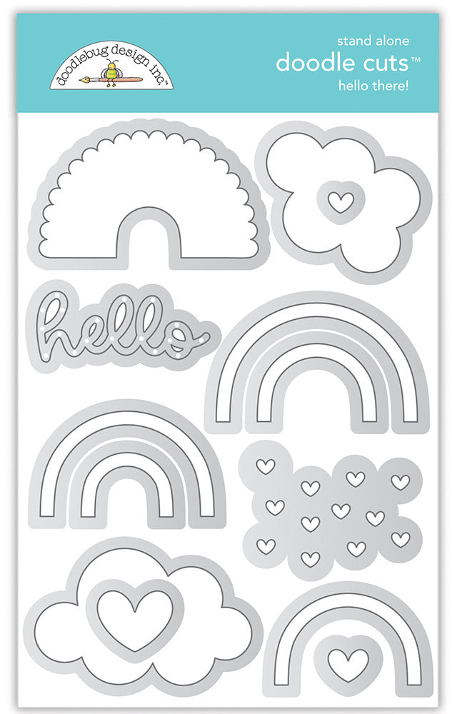 Doodlebug Design - Hello There! die set