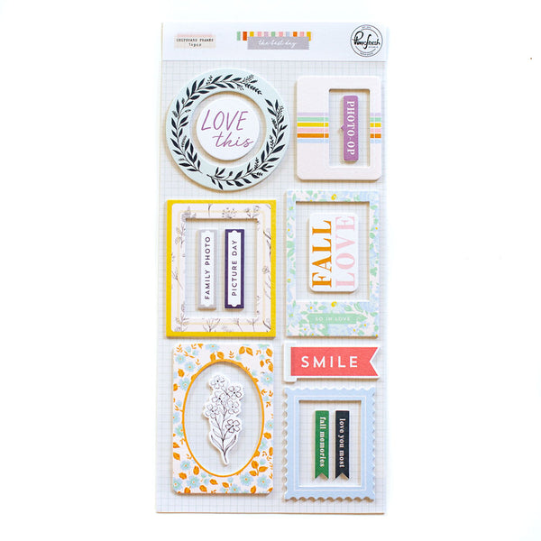 Pinkfresh Studio - The Best Day - Chipboard Frames